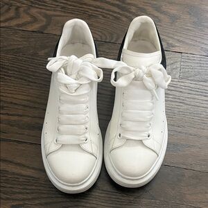 Alexander McQueen White and Black Sneakers
